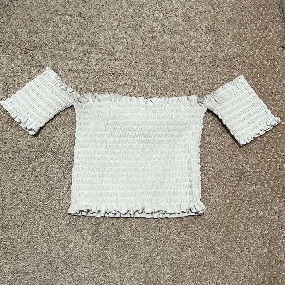 white tank/off shoulder